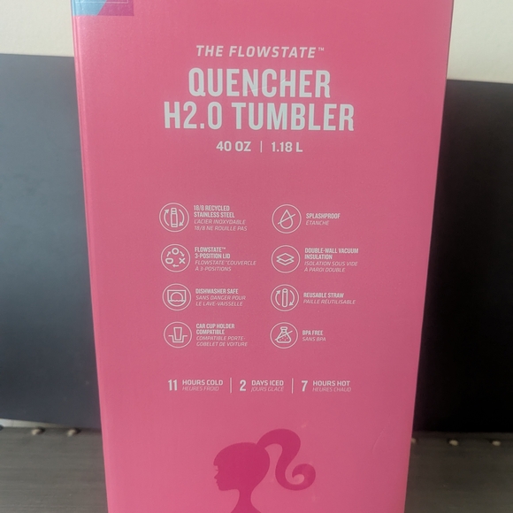 Stanley Barbie Pink Tumbler with Straw - Picture 2 of 6